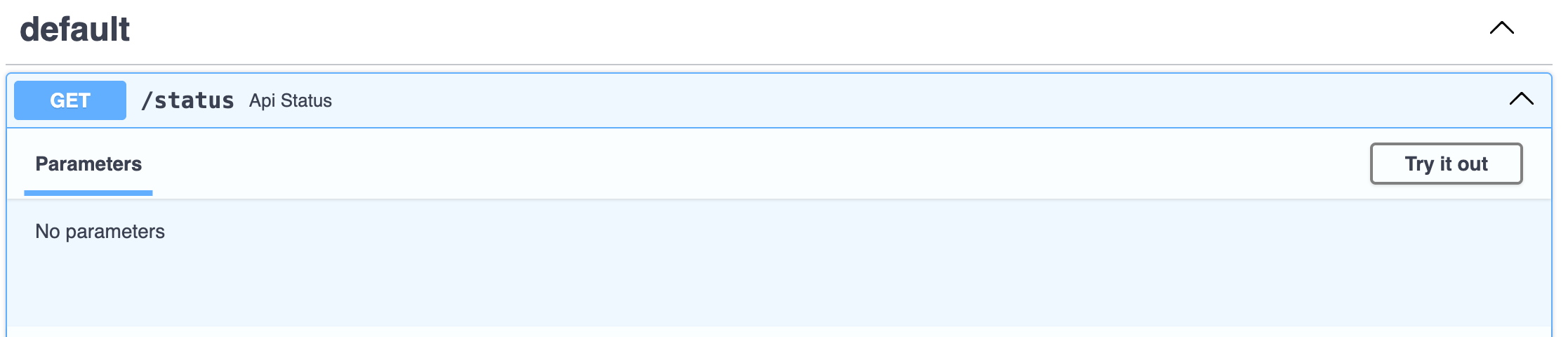 Expand the /status endpoint